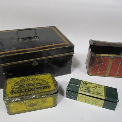 Metal Boxes & Jewelry Boxes (See all pictures)