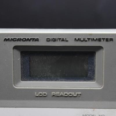 Micronta Digital Multimeter LCD Readout
