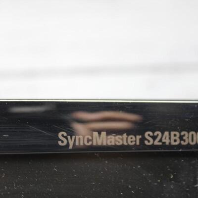 23.6" Samsung Syncmaster S24B300 HD LED Computer Monitor
