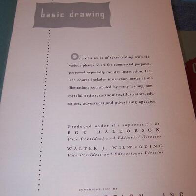 LOT 101  AMAZING 1950S COMMERCIAL ART & DESIGN INSTRUCTION