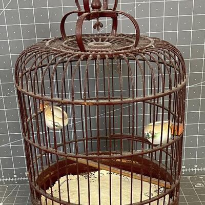 Wood Bird Cage