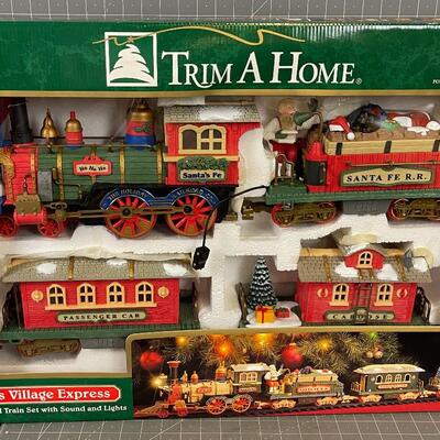 Trim A Home Christmas Train. 