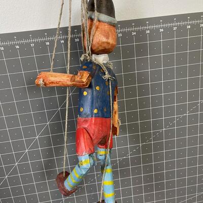 Carved Wood Marionette