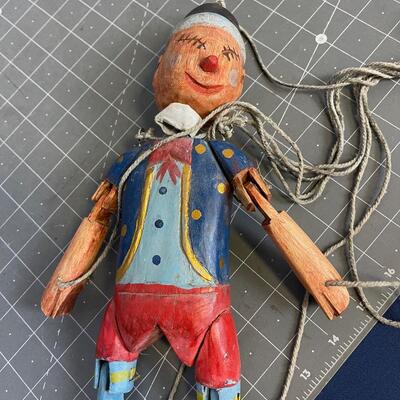 Carved Wood Marionette