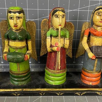 Hand Painted Angel Candle Holder 