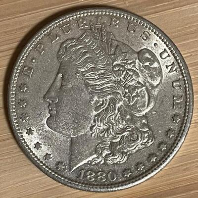 1880-S Morgan Silver Dollar 90% US Silver Coin