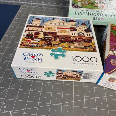 3 Jig Saw Puzzles 