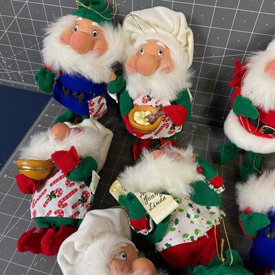 Gnome Santa Elf Like Decorations (12) 