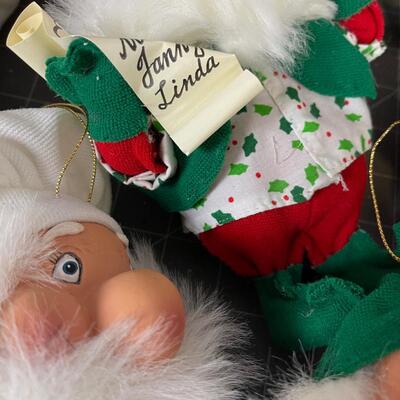 Gnome Santa Elf Like Decorations (12) 