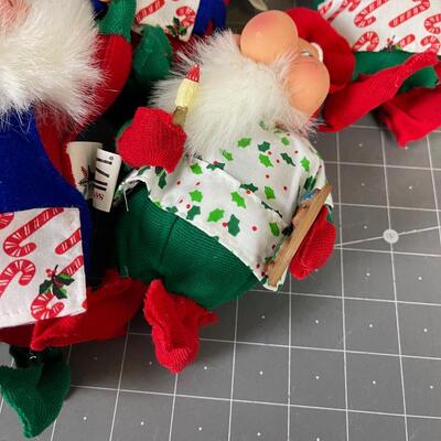 Gnome Santa Elf Like Decorations (12) 