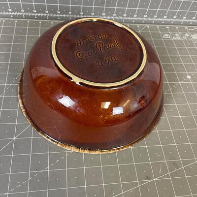 Large Round Serving Bowl Hull Oven Proof 