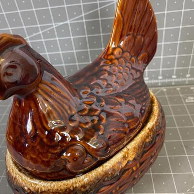 Covered Casserole Dish Brown Bake and Serve Chicken 