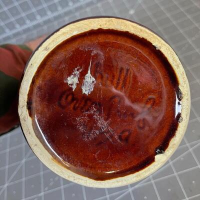 Milk Pitcher, Brown Oven Ware 