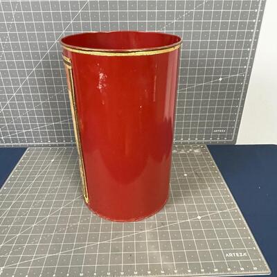 Decoupage Waste Basket 