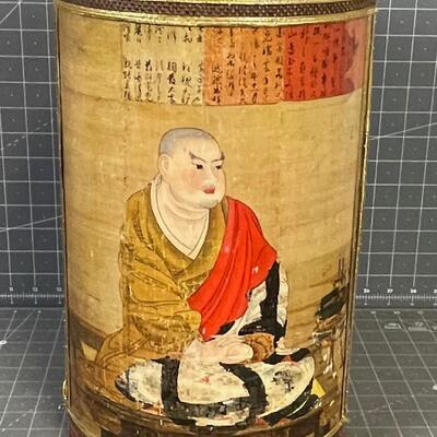 Decoupage Waste Basket 