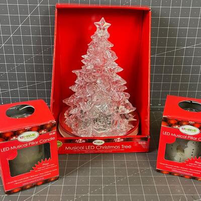 LED Christmas Candles 