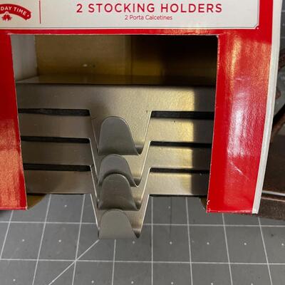 More Stocking Holders DEER and PEWTER Plain 