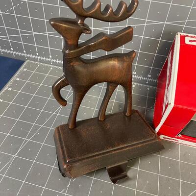 More Stocking Holders DEER and PEWTER Plain 