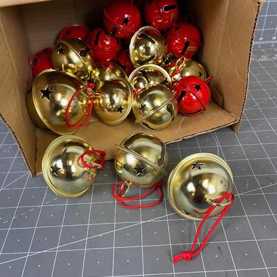Red and Gold Sleigh Bells 