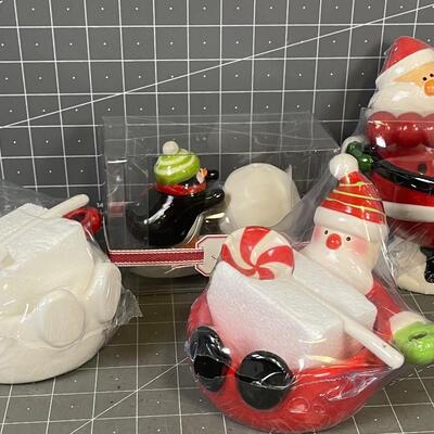 (4) Ceramic Serving Were NEW 