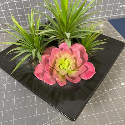 1 Artificial Succulents Zen Garden 