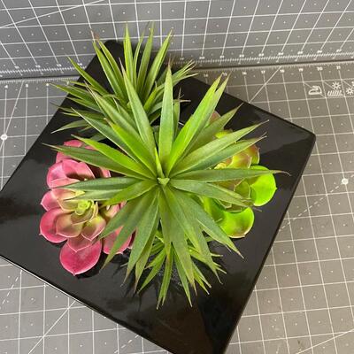 1 Artificial Succulents Zen Garden 