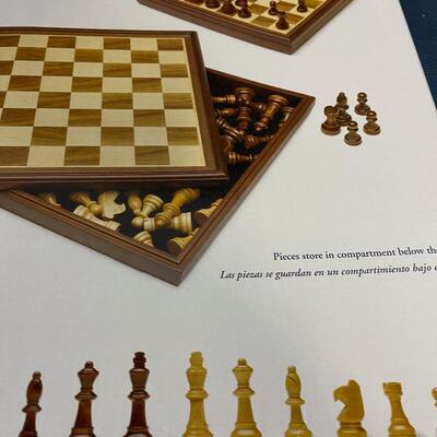 Deluxe Chess Set in Open Box 