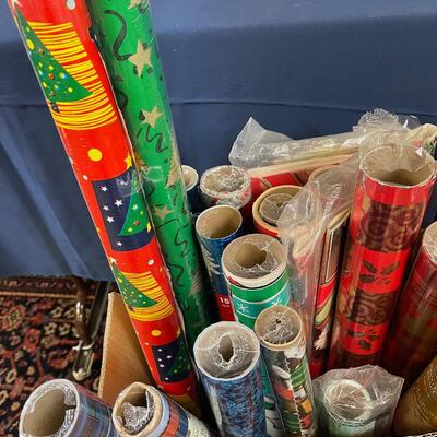 BOX of Christmas Wrapping Paper 