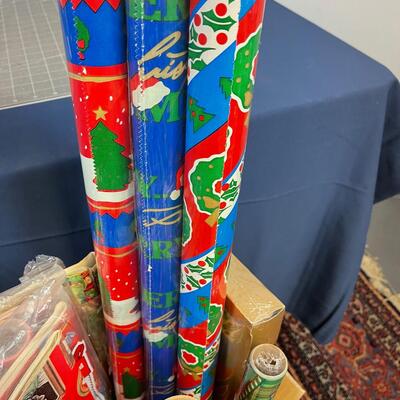 BOX of Christmas Wrapping Paper 
