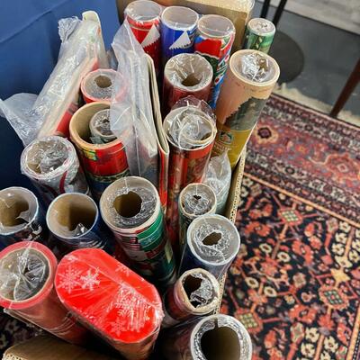 BOX of Christmas Wrapping Paper 