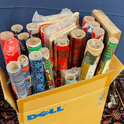 BOX of Christmas Wrapping Paper 