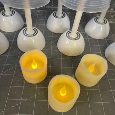 6 LED Lanterns plus candles 