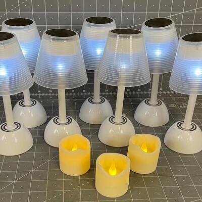 6 LED Lanterns plus candles 