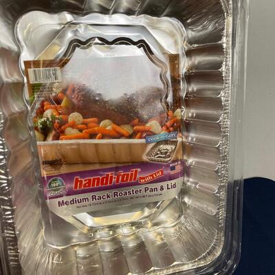 Foil Pan with Lids, Plastic Bowls, Plates 