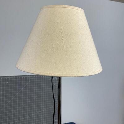 6 Foot Tall Stainless Steel Floor Lamp 