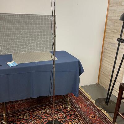 6 Foot Tall Stainless Steel Floor Lamp 