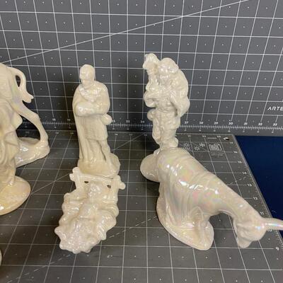 Ceramic Figurines  Nativity 