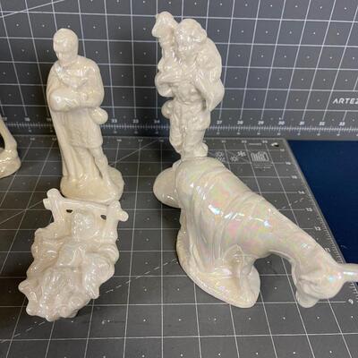 Ceramic Figurines  Nativity 