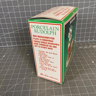 Porcelain Rudolph 