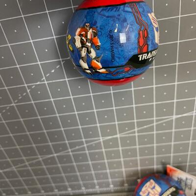 Cartoon Christmas Ornaments Transformers, Ninja Turtles and Hello Kitty