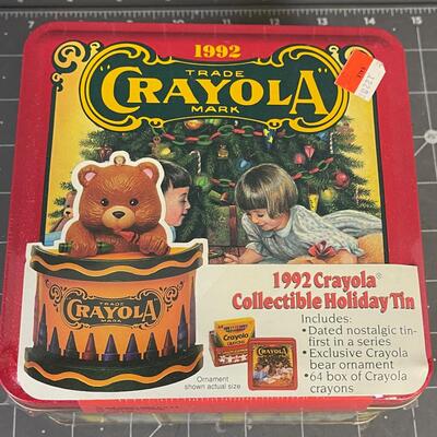 Collectible Crayola Holiday Tin