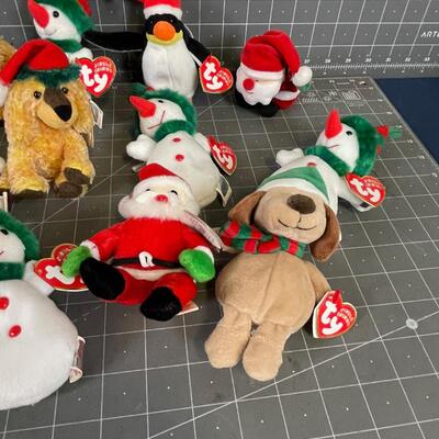 TY Beanie Babies: Jingle Beanies Snowmen Etc.