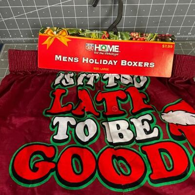 Men's Holiday Boxers 