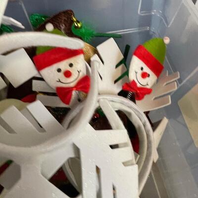 Tub Full of Head Bands for the Holidays 
