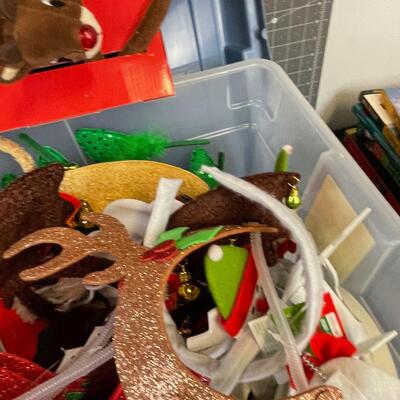 Tub Full of Head Bands for the Holidays 
