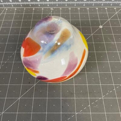 Hand Blown Glass Bowl 