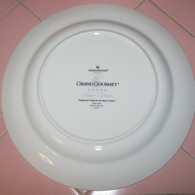 MS 4 Snack / Canape Plates Grand Gourmet by Wedgwood Champagne Echo Domaine Blanc