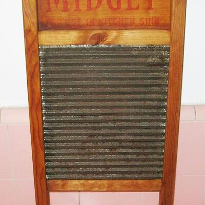 MS Vintage Midget Washboard For Kitchen Sink National #442