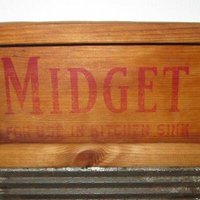 MS Vintage Midget Washboard For Kitchen Sink National #442