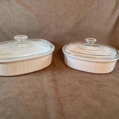 Lot 7. Corning Covered Casserole Bakers